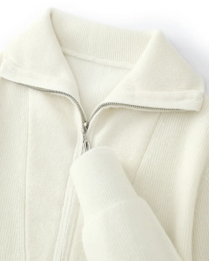 Portofino Cashmere Half Zip Sweater