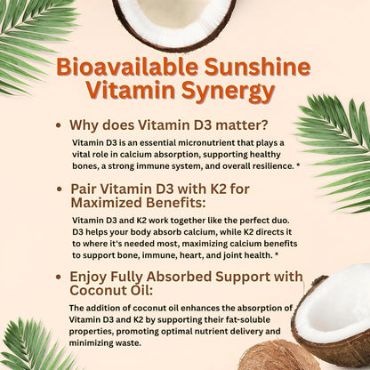 Velenor D3 + K2 Lipid Softgels