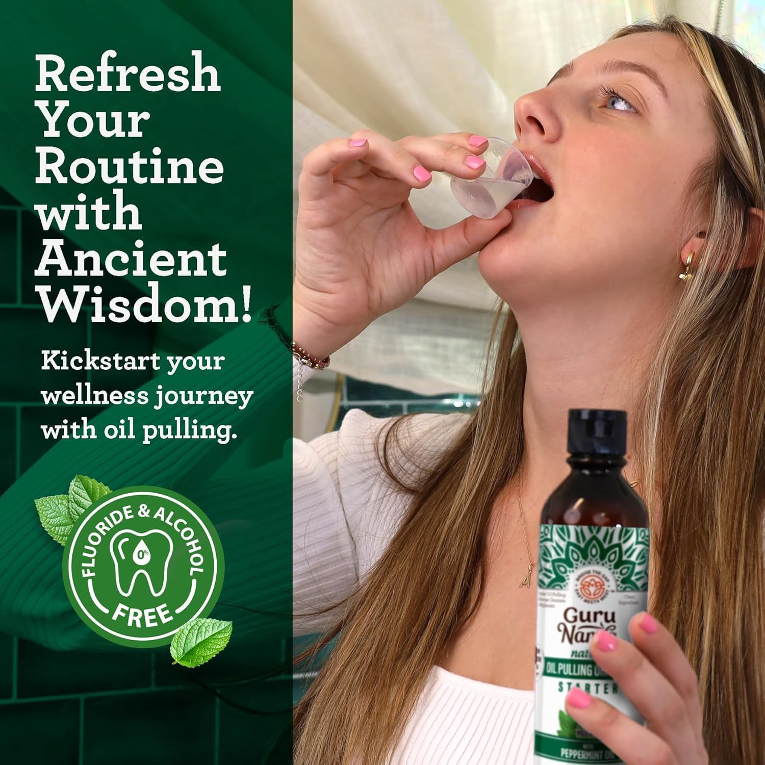 CocoMint Oil Pulling Mouthwash