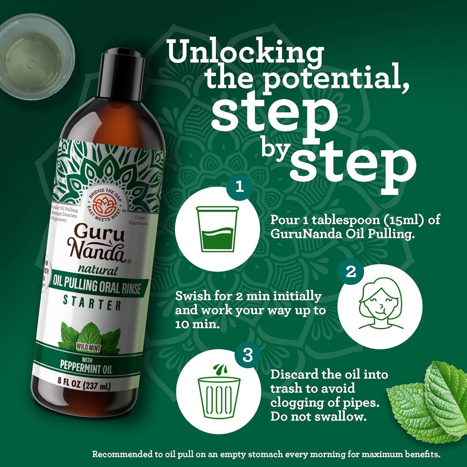 CocoMint Oil Pulling Mouthwash