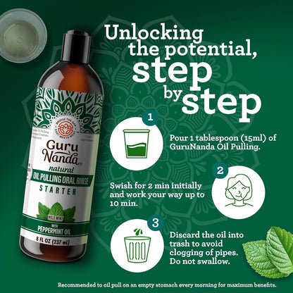 CocoMint Oil Pulling Mouthwash