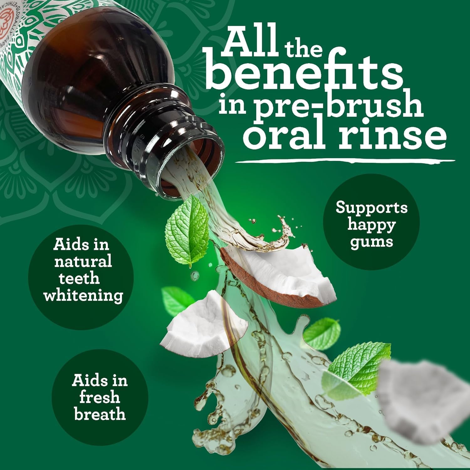 CocoMint Oil Pulling Mouthwash