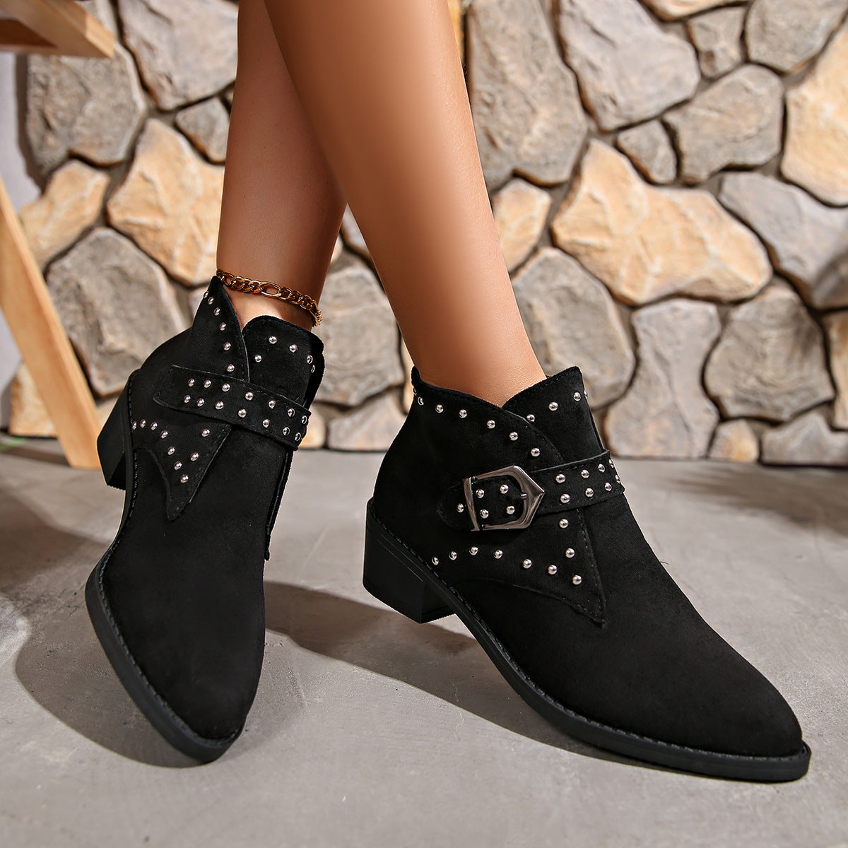 Calista Vegan Leather Boots
