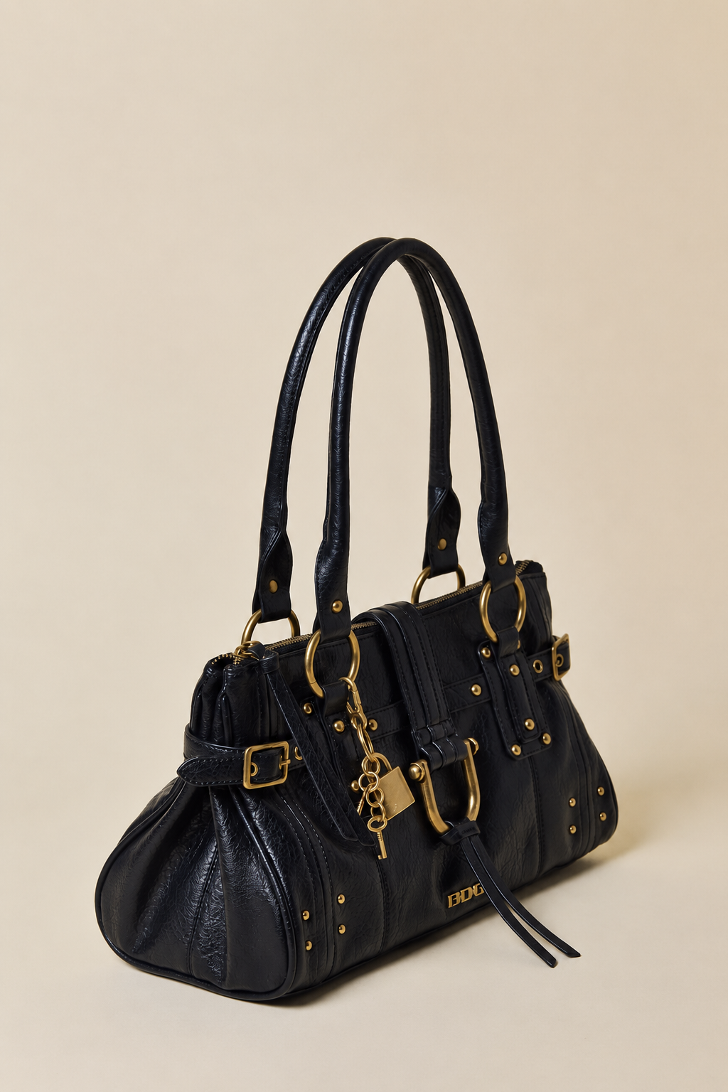 Vintage Lock Shoulder Bag