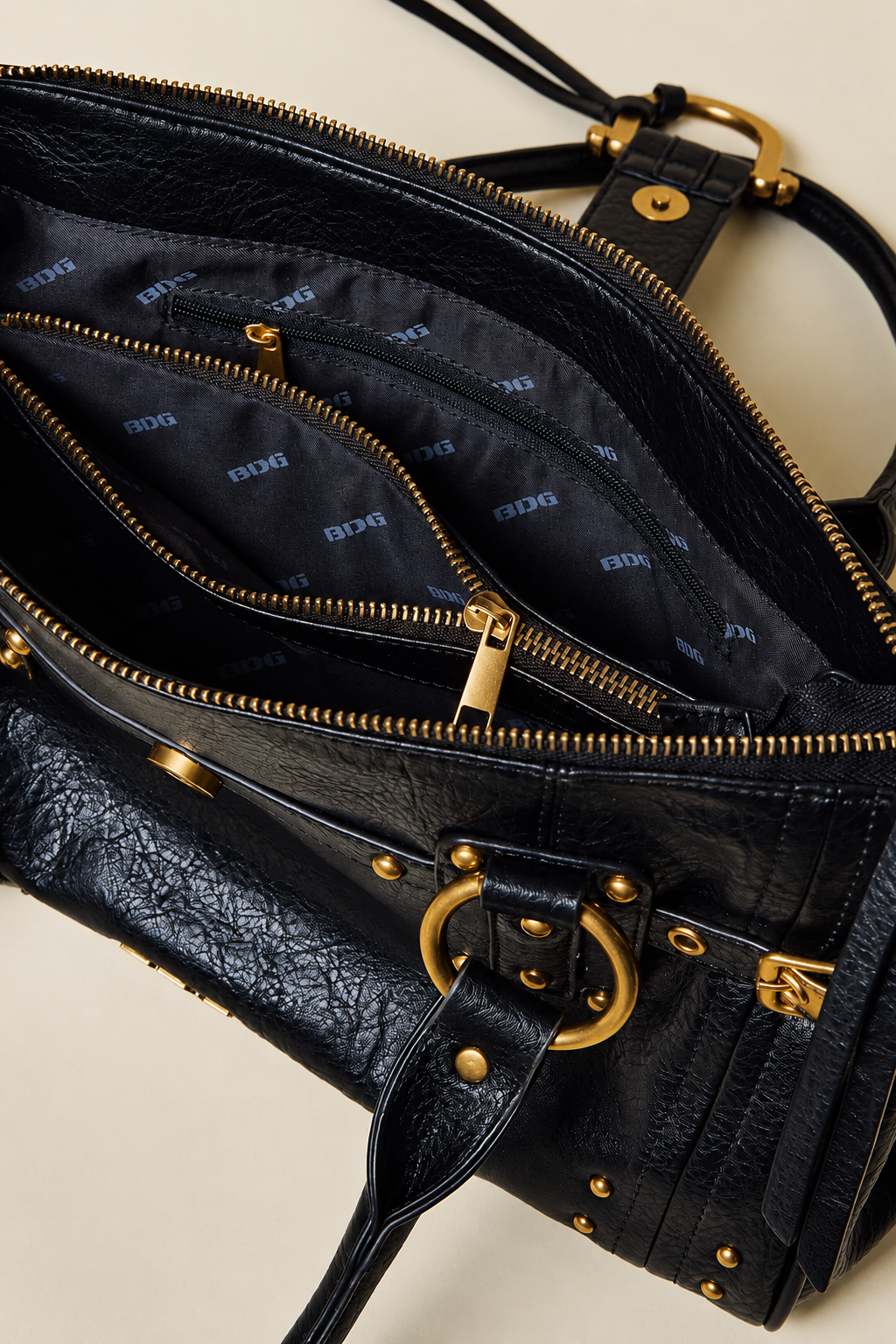 Vintage Lock Shoulder Bag