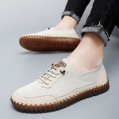 Marco Knit-Leather Hybrid Sneakers