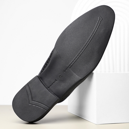 Giovanni Perforated Leather Mules