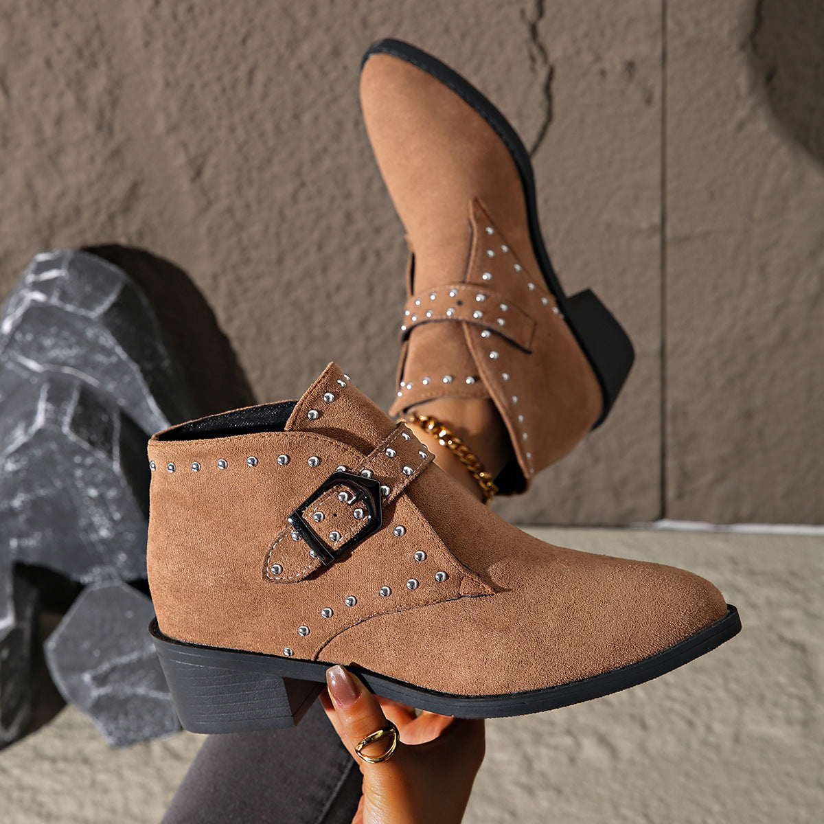 Calista Vegan Leather Boots