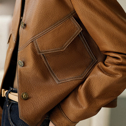 Elara Leather Jacket