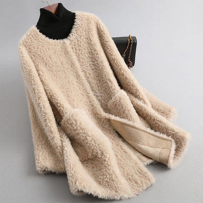 Amalia Sherpa Fleece Coat