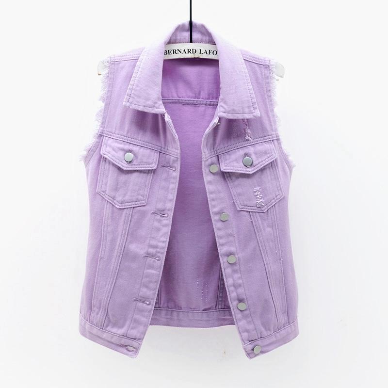 Liliane Cotton Denim Vest