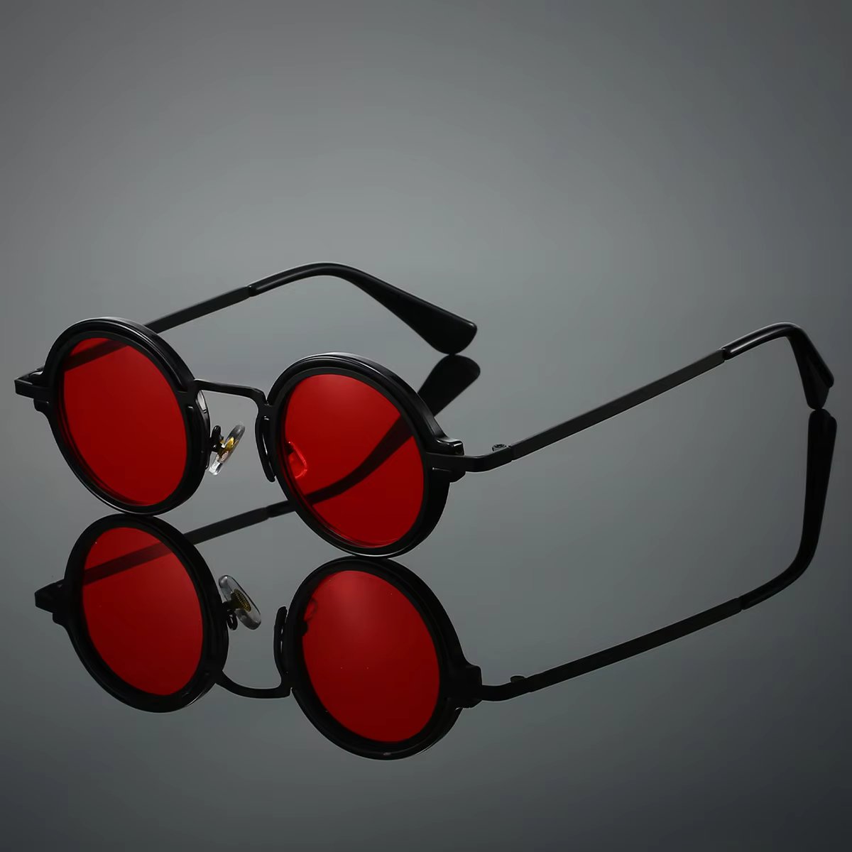 Enzo Vintage Round Sunglasses