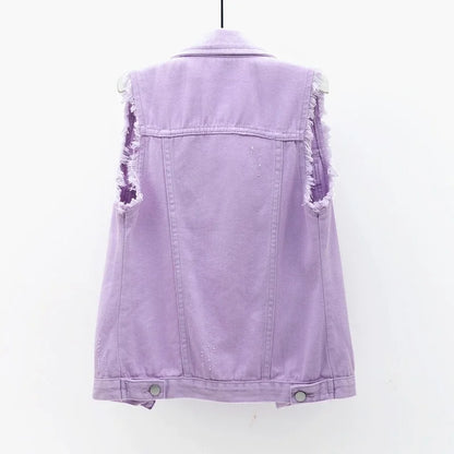 Liliane Cotton Denim Vest