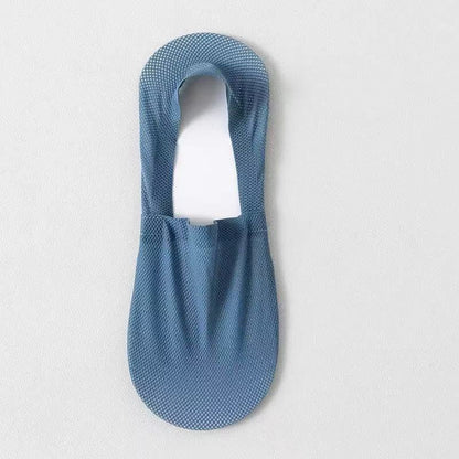 Enzo Cotton Mesh No-Show Socks