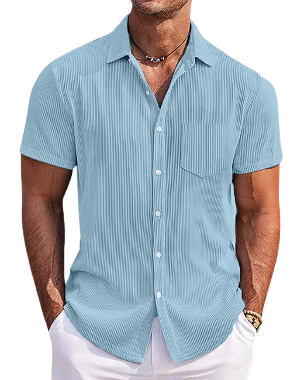 Elegant Striped Summer Shirt