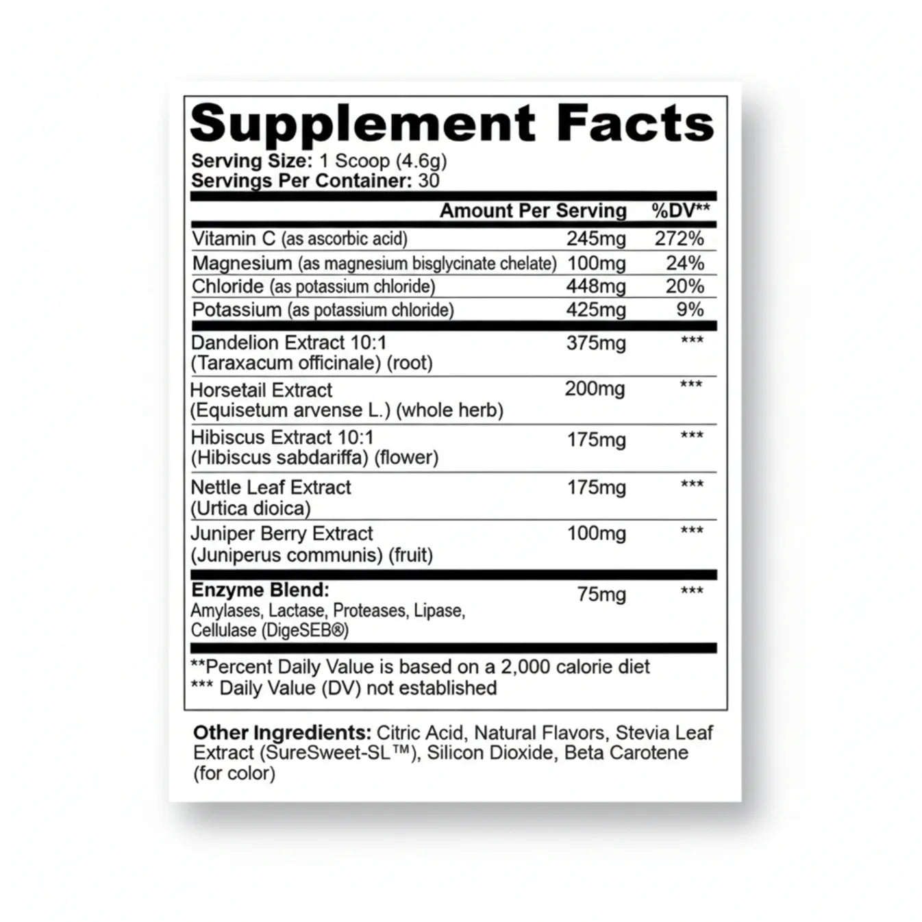 DeBloat Electrolyte Formula