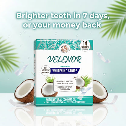 Velenor Teeth Whitening Strips - 14 Strips