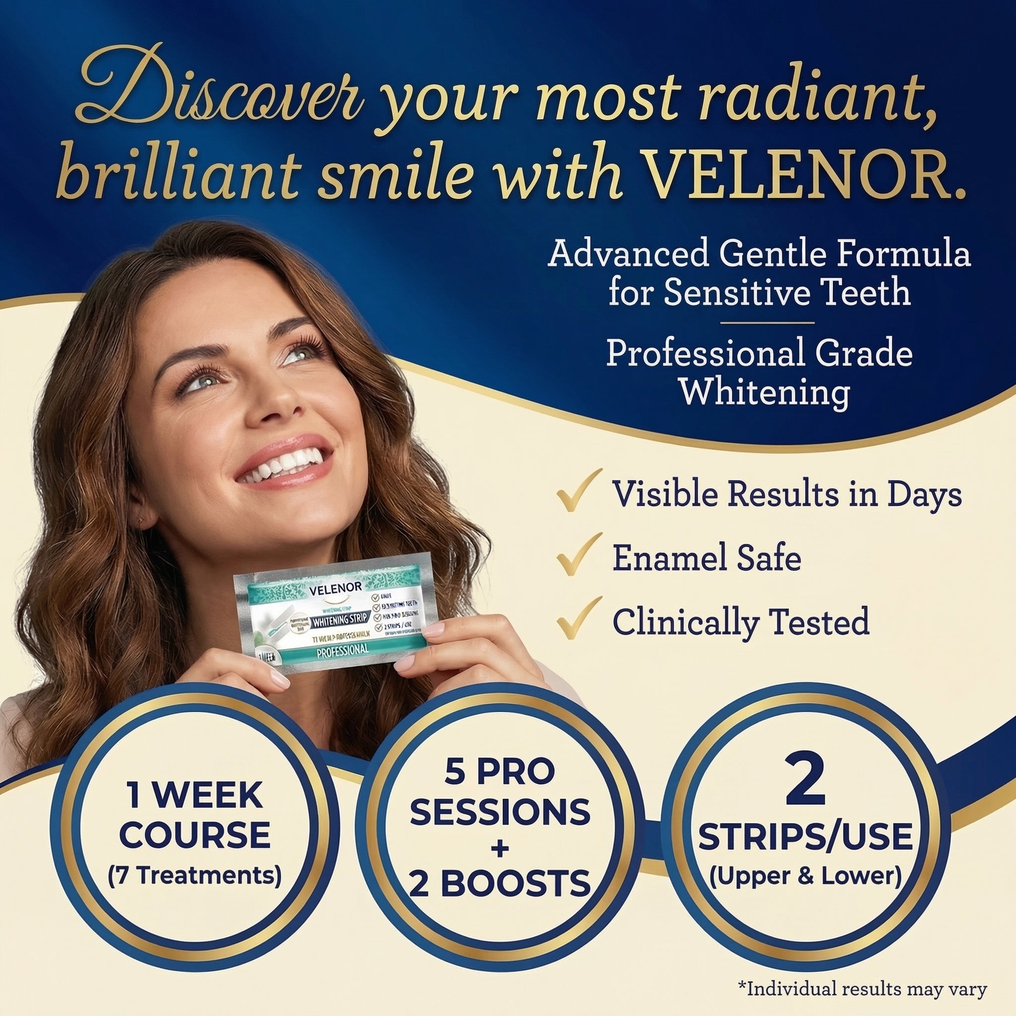 Velenor Teeth Whitening Strips