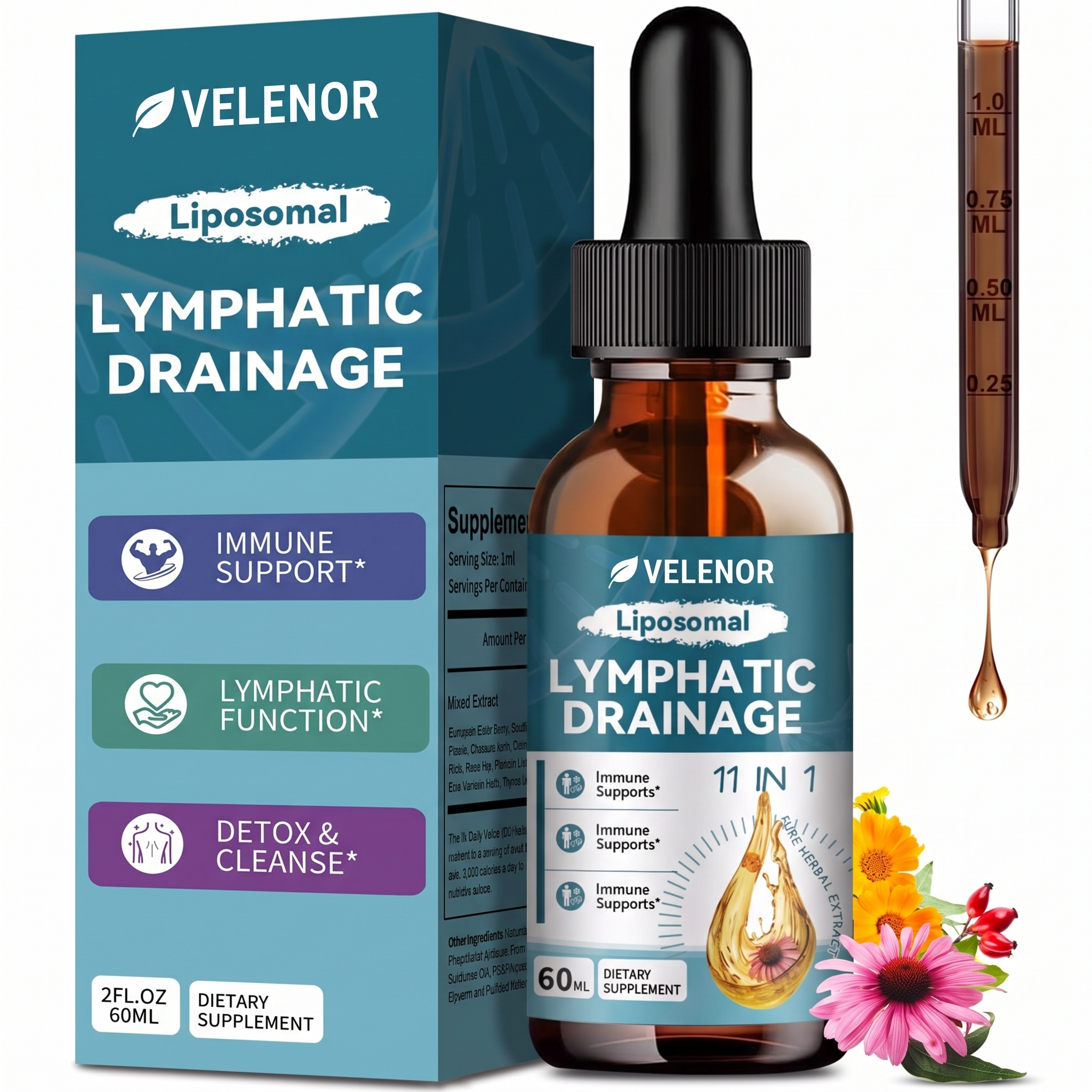 LymphaFlow™ Liposomal Drainage Drops
