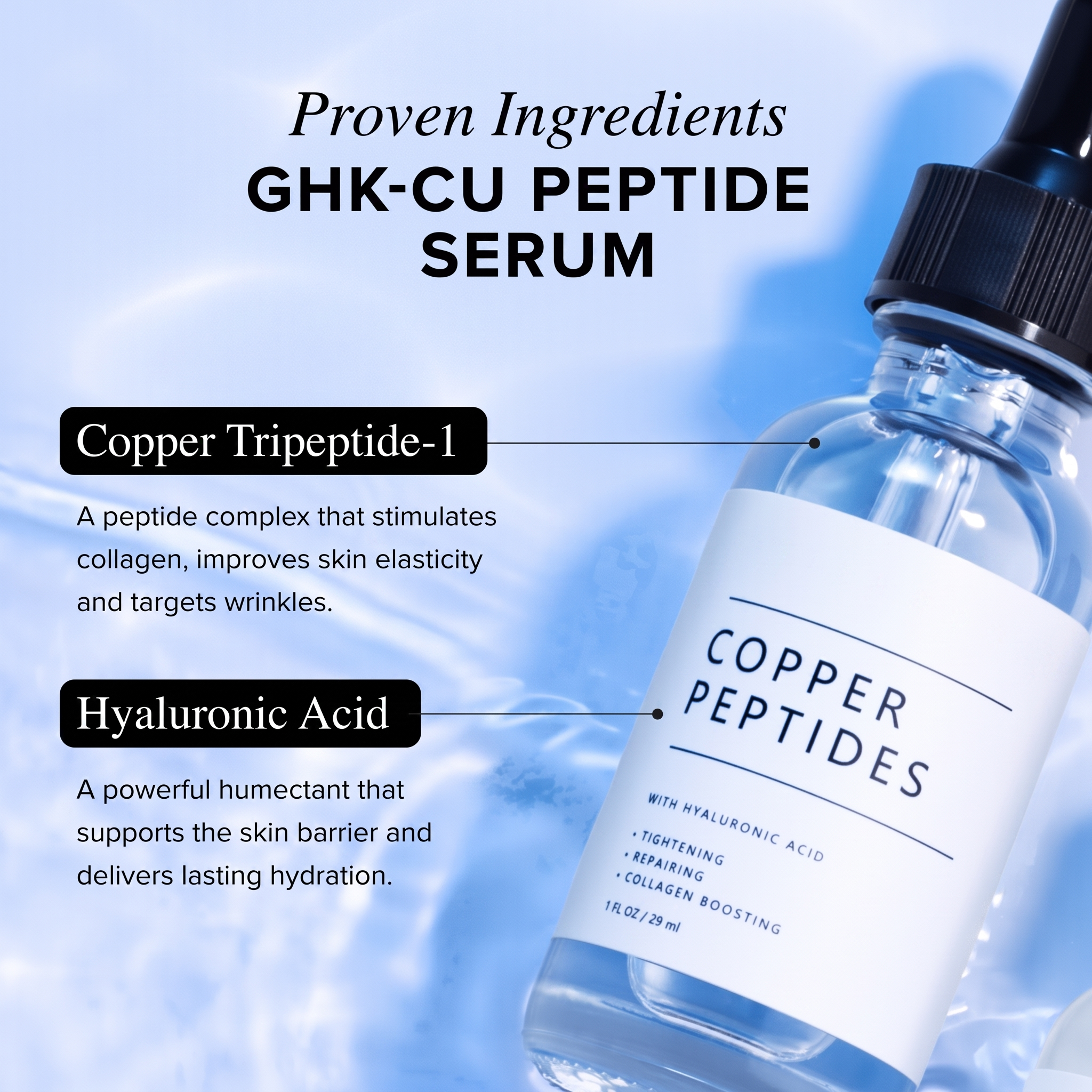 GHK-Cu Peptide Copper Serum