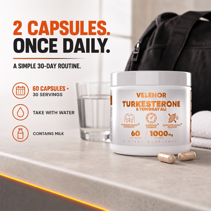 Velenor Turkesterone + Tongkat Ali Advanced Formula