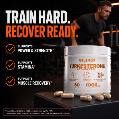 Velenor Turkesterone + Tongkat Ali Advanced Formula
