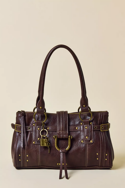 Vintage Lock Shoulder Bag
